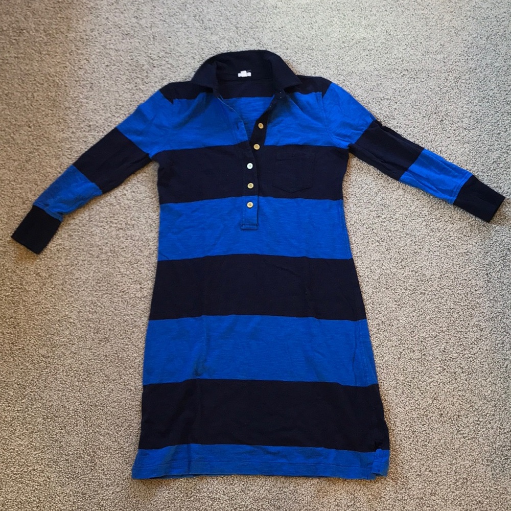 J. Crew polo rugby inspired dress
